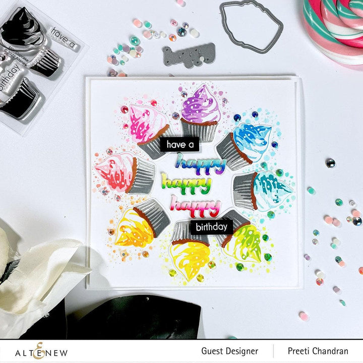 Altenew Mini Delight Mini Delight: Cupcake Stamp & Die Set
