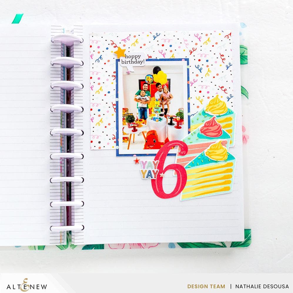 Altenew Mini Delight Mini Delight: Cut the Cake Stamp & Die Set