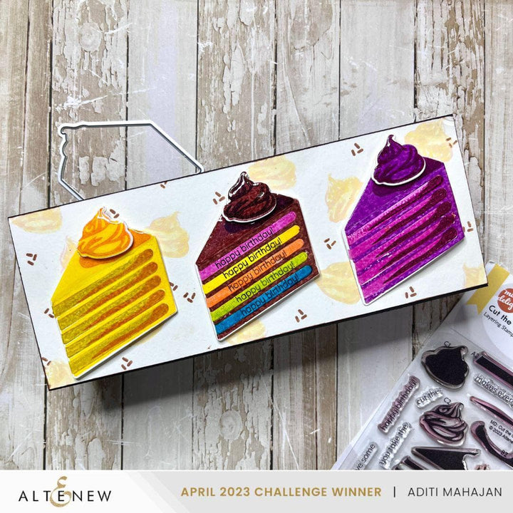 Altenew Mini Delight Mini Delight: Cut the Cake Stamp & Die Set