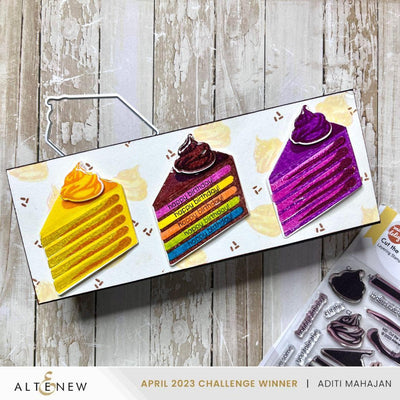 Altenew Mini Delight Mini Delight: Cut the Cake Stamp & Die Set