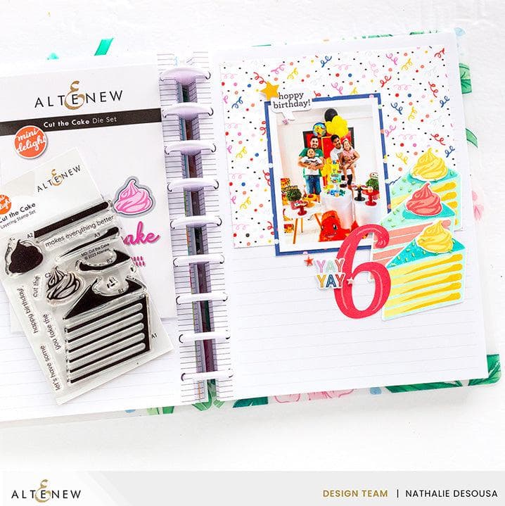 Altenew Mini Delight Mini Delight: Cut the Cake Stamp & Die Set