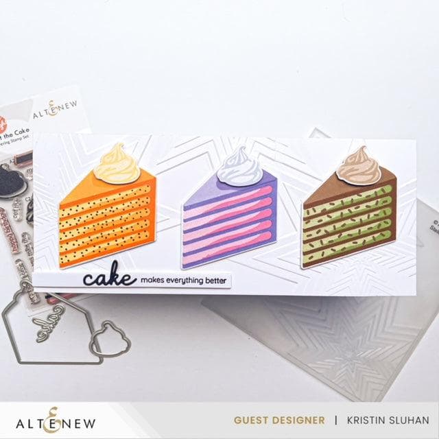 Altenew Mini Delight Mini Delight: Cut the Cake Stamp & Die Set