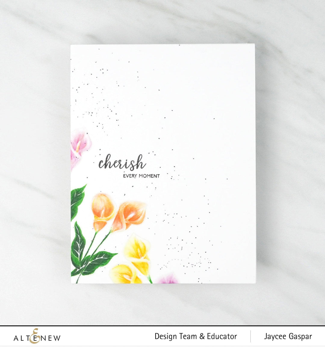 Altenew Mini Delight Mini Delight: Dainty Calla Lilly Stamp & Die Set