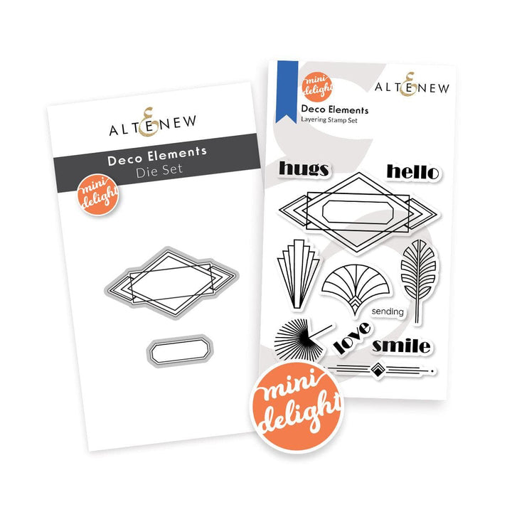 Altenew Mini Delight Mini Delight: Deco Elements Stamp & Die Set