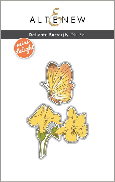Mini Delight: Delicate Butterfly Stamp & Die Set
