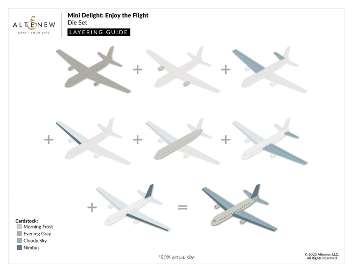 Mini Delight: Enjoy the Flight Stamp & Die Set