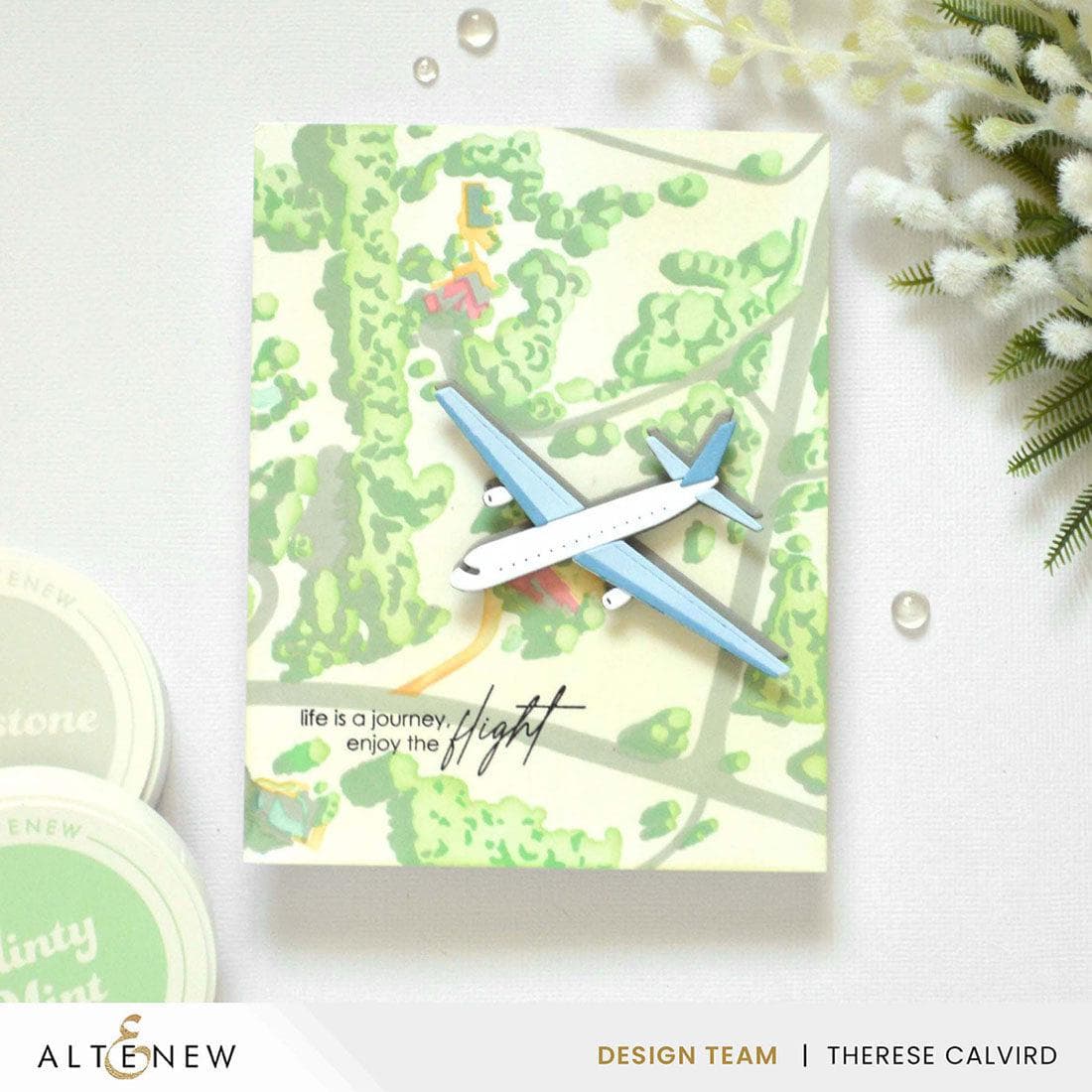 Mini Delight: Enjoy the Flight Stamp & Die Set | Altenew