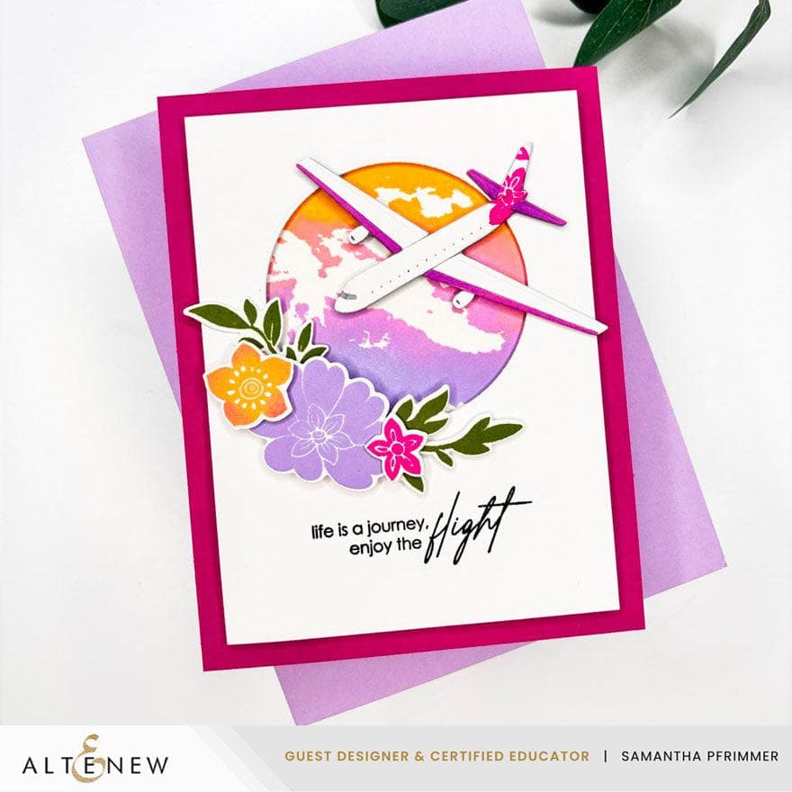 Mini Delight: Enjoy the Flight Stamp & Die Set