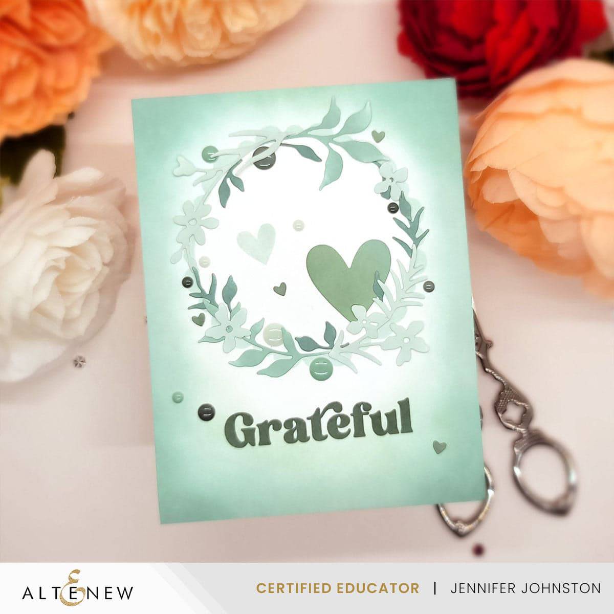 Mini Delight: Expressions of the Heart Stamp & Die Set | Altenew