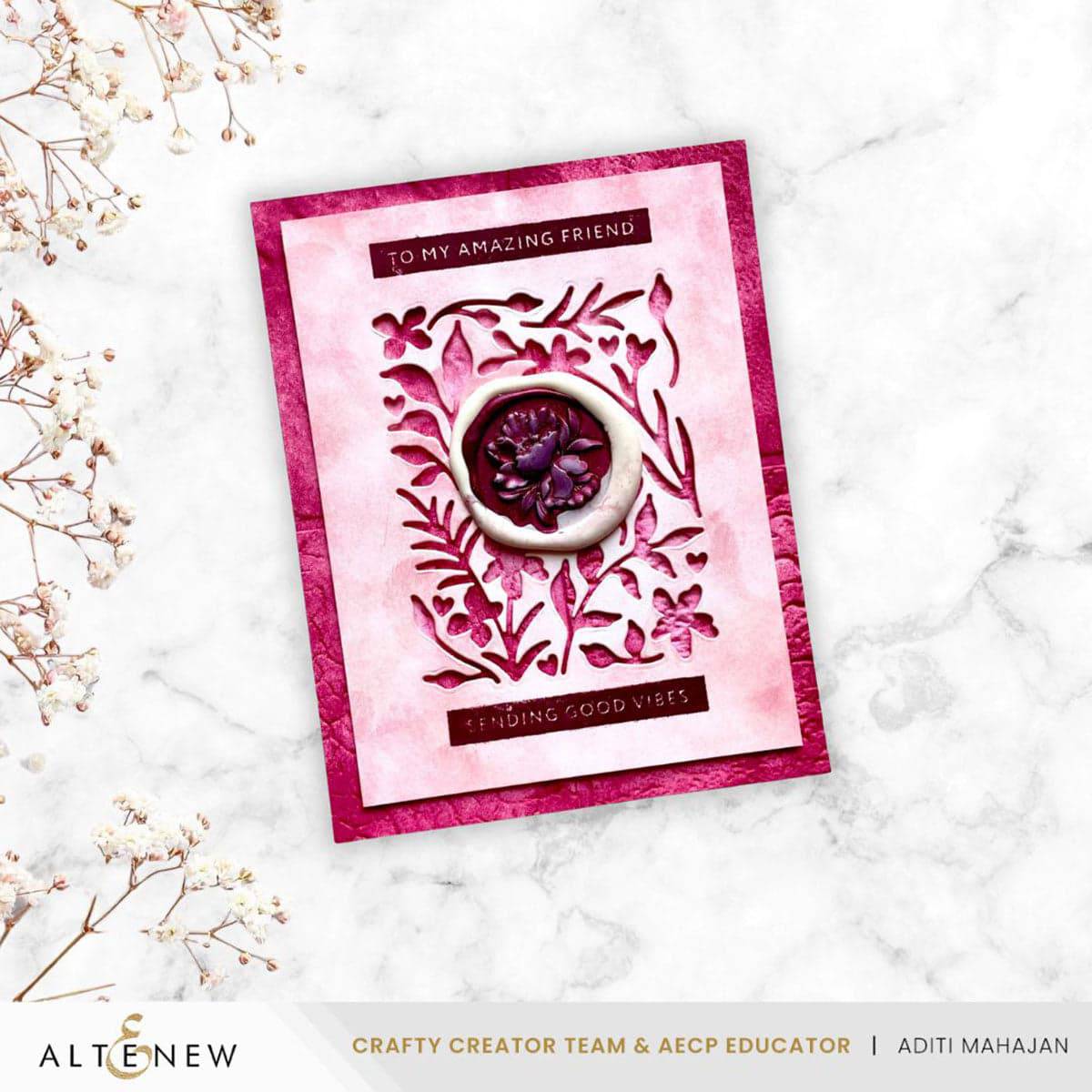 Mini Delight: Expressions of the Heart Stamp & Die Set | Altenew