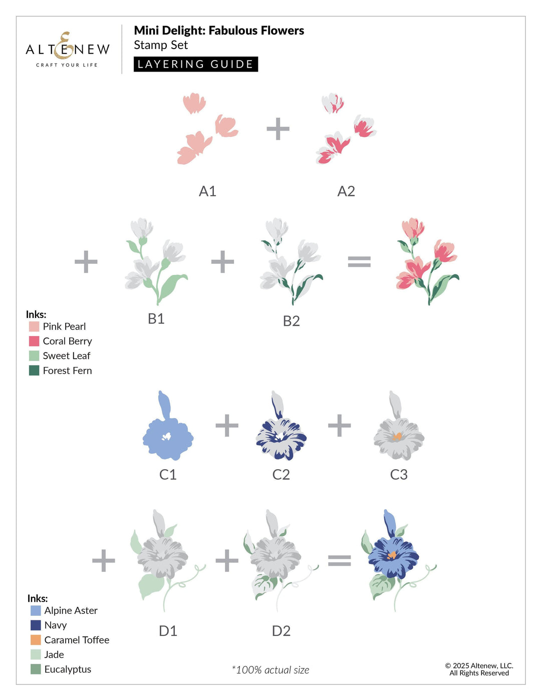 Mini Delight: Fabulous Flowers Stamp & Die Set