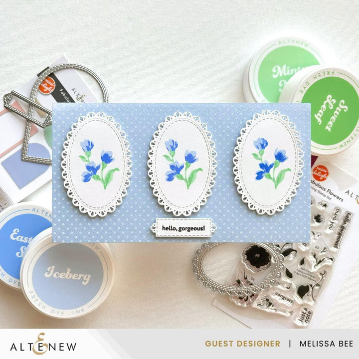 Mini Delight: Fabulous Flowers Stamp & Die Set