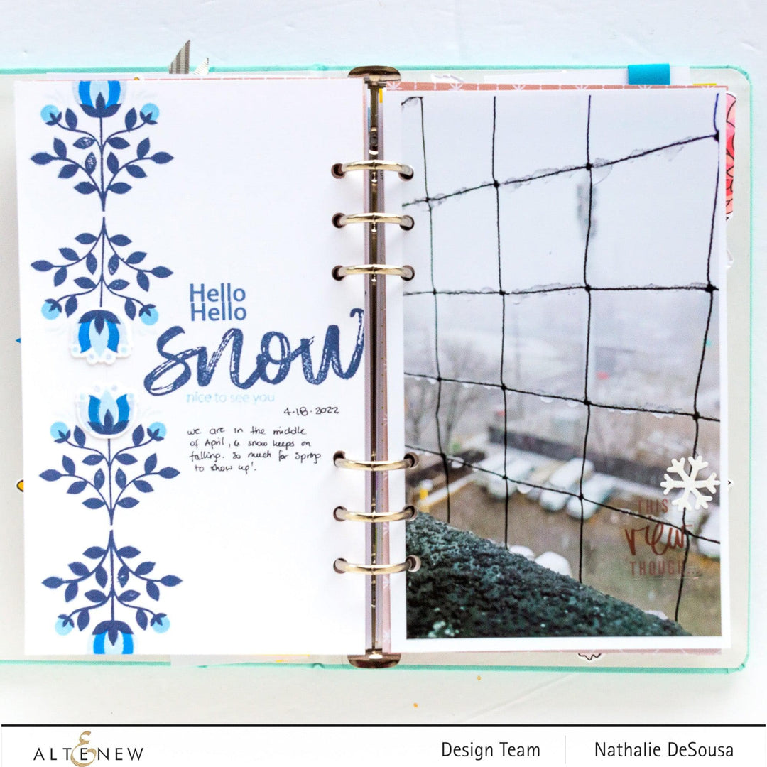 Altenew Mini Delight Mini Delight: Folk Motif Stamp & Die Set