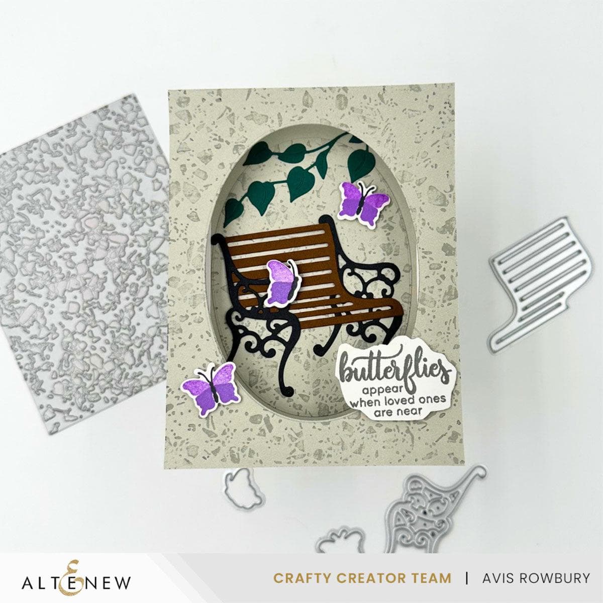 Mini Delight: Garden Bench Stamp & Die Set