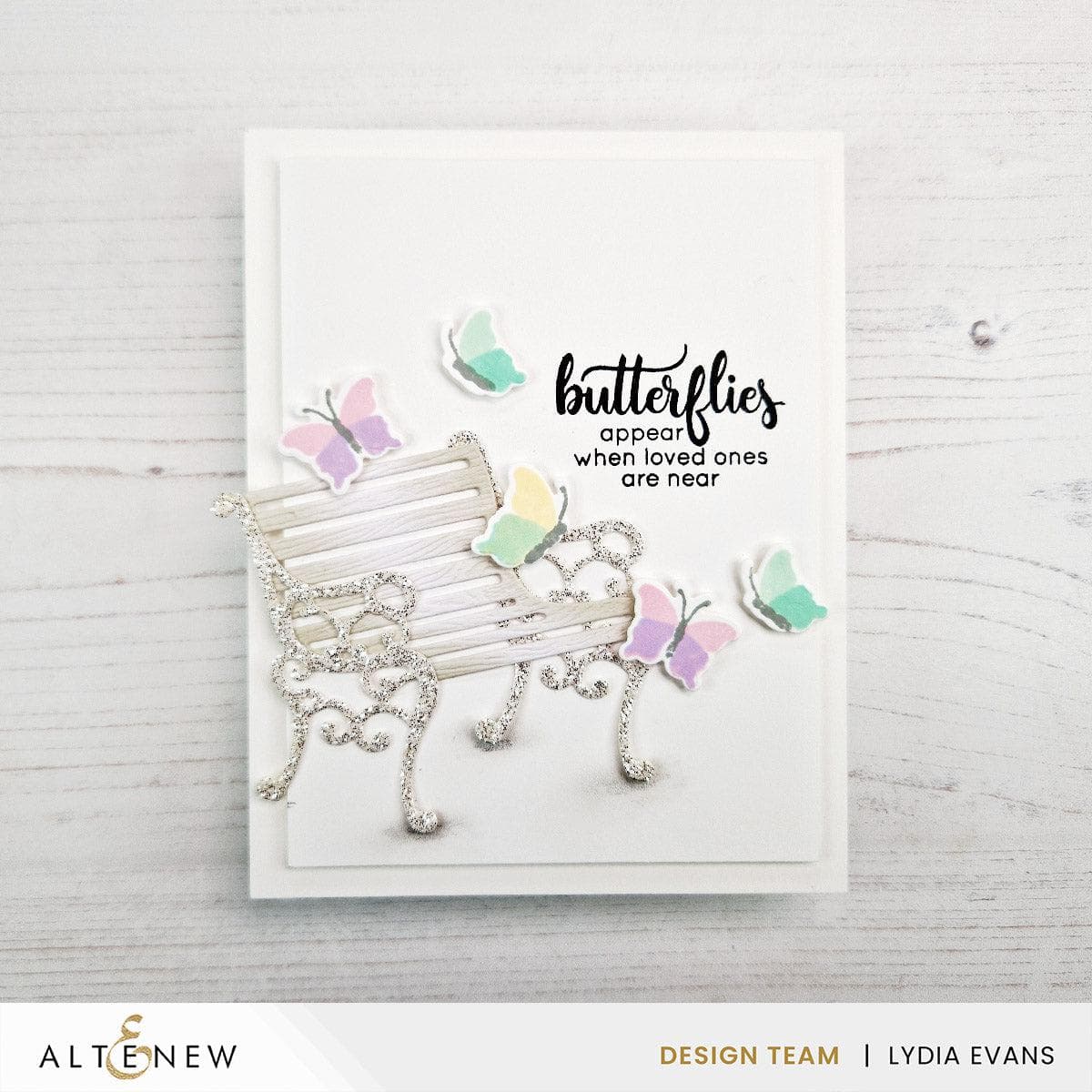 Mini Delight: Garden Bench Stamp & Die Set | Altenew