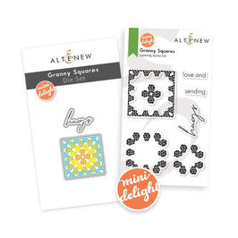 Altenew Mini Delight Mini Delight: Granny Squares Stamp & Die Set