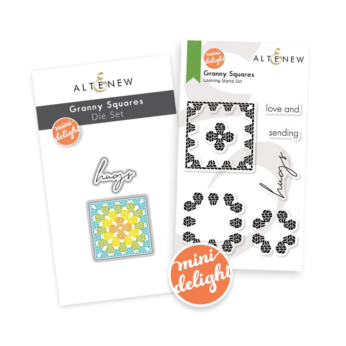 Altenew Mini Delight Mini Delight: Granny Squares Stamp & Die Set