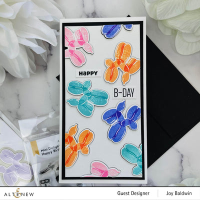 Altenew Mini Delight Mini Delight: Happy Birthday Stamp & Die Set