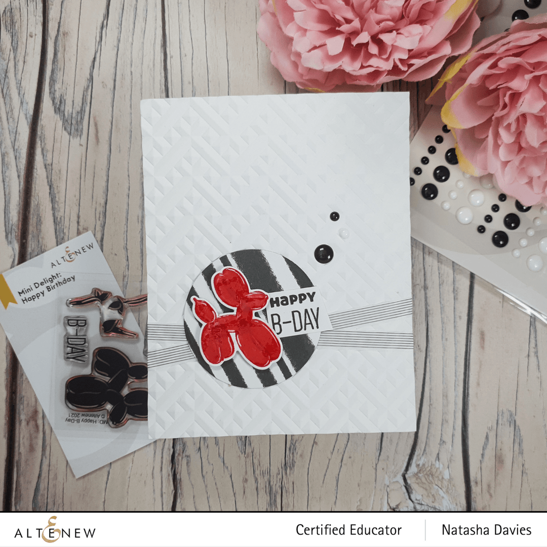 Altenew Mini Delight Mini Delight: Happy Birthday Stamp & Die Set