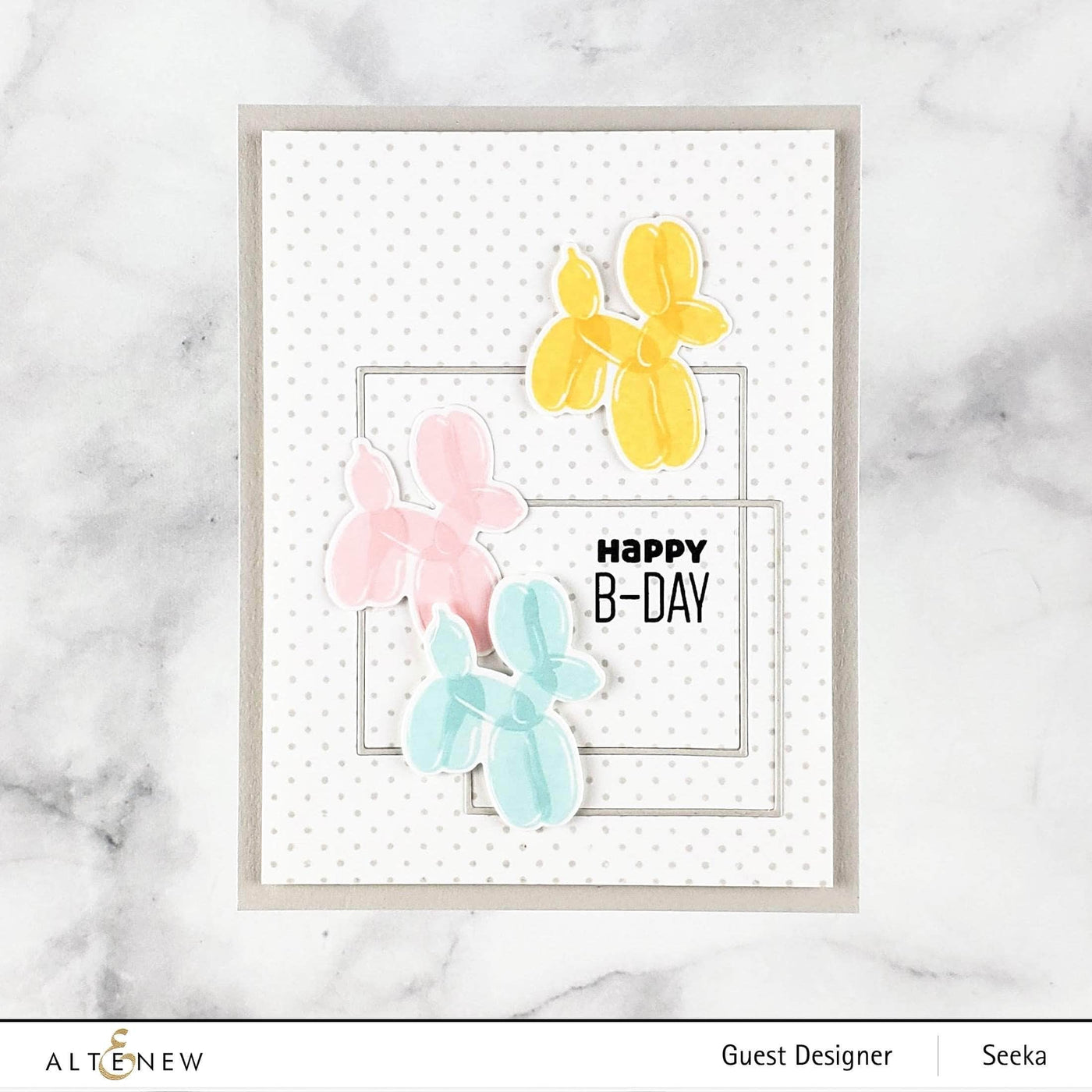 Altenew Mini Delight Mini Delight: Happy Birthday Stamp & Die Set