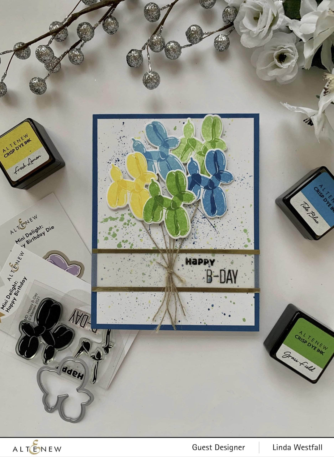 Altenew Mini Delight Mini Delight: Happy Birthday Stamp & Die Set