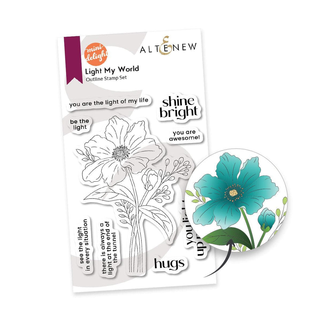 Mini Delight: Light My World Stamp & Die Set