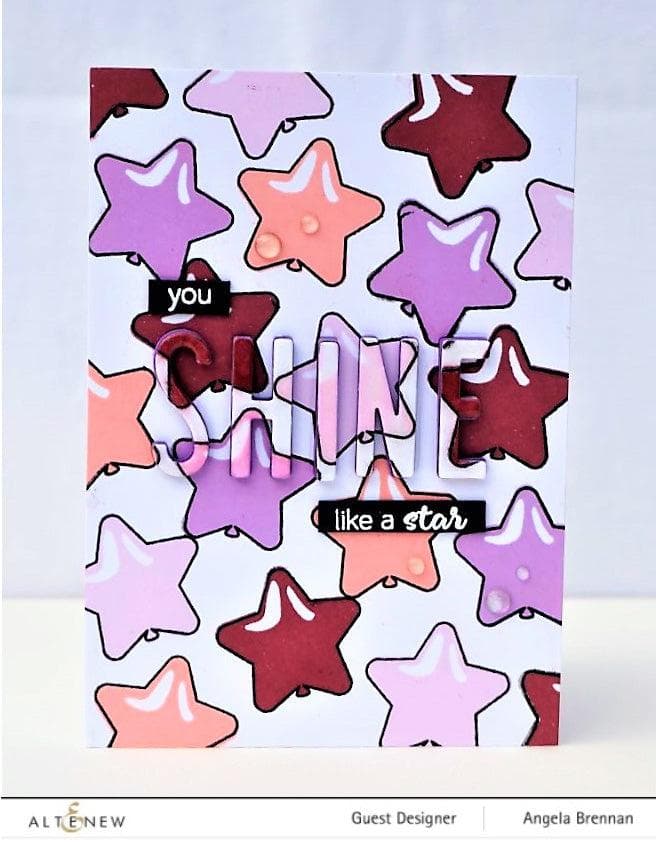 Altenew Mini Delight Mini Delight: Like a Star Stamp & Die Set