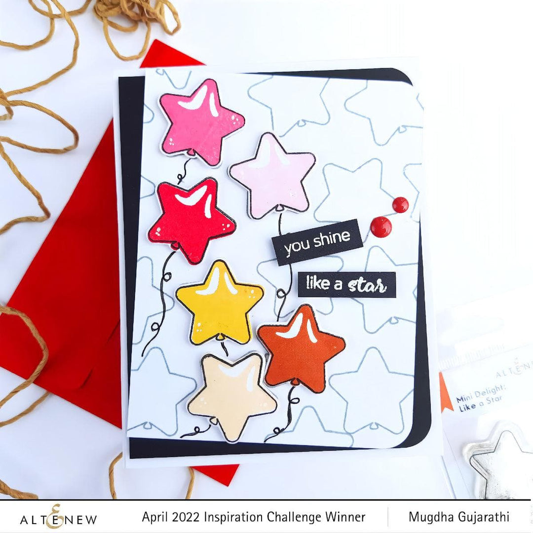 Altenew Mini Delight Mini Delight: Like a Star Stamp & Die Set