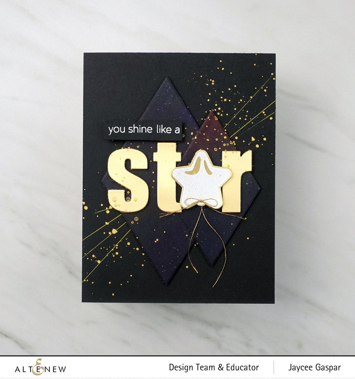 Altenew Mini Delight Mini Delight: Like a Star Stamp & Die Set