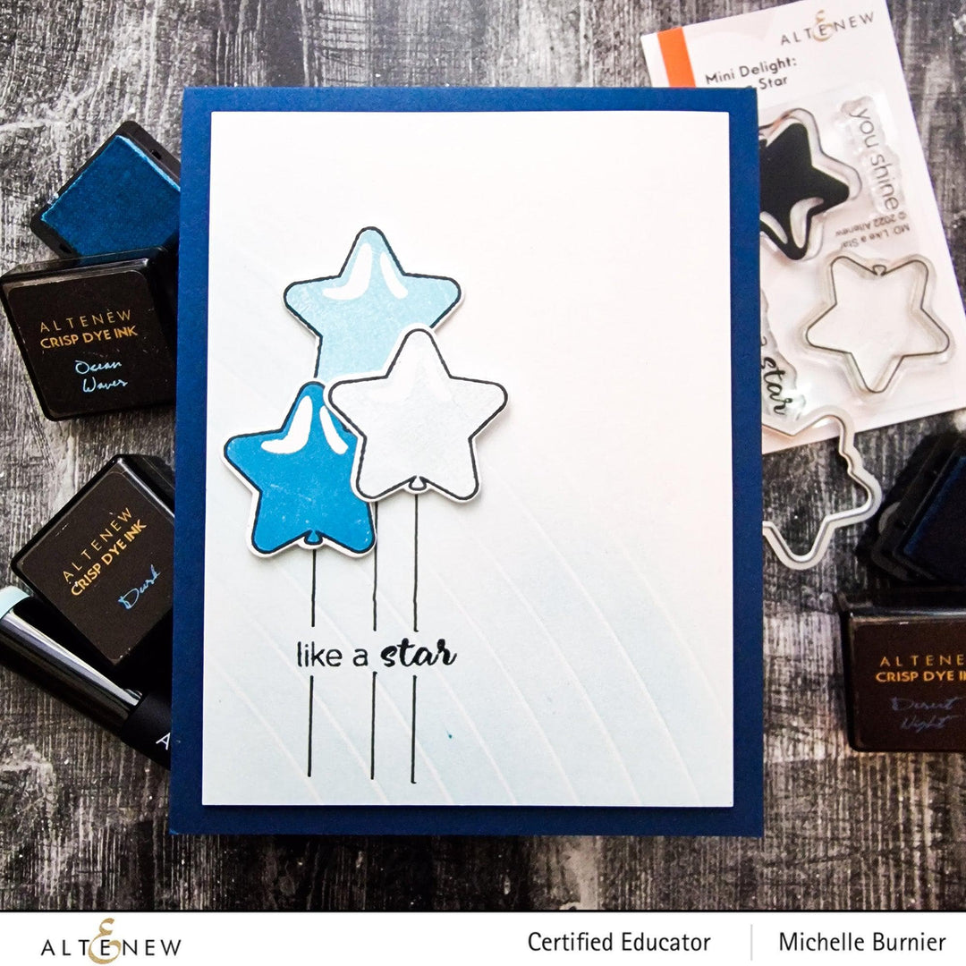 Altenew Mini Delight Mini Delight: Like a Star Stamp & Die Set
