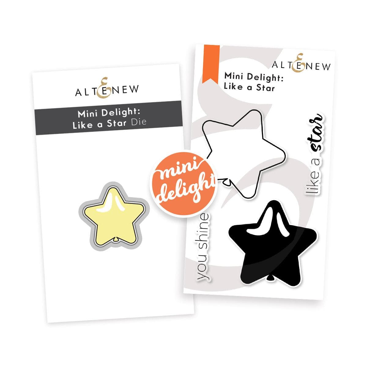 Altenew Mini Delight Mini Delight: Like a Star Stamp & Die Set