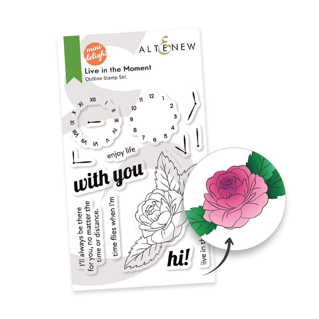 Mini Delight: Live in the Moment Stamp & Die Set