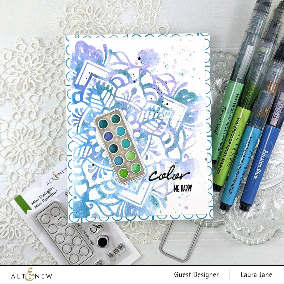 Altenew | Card Making, Scrapbooking & Paper-Crafting Supplies! Mini Delight Mini Delight: Mini Paintbox Stamp & Die Set