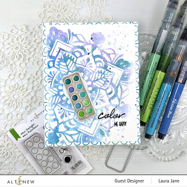 Altenew | Card Making, Scrapbooking & Paper-Crafting Supplies! Mini Delight Mini Delight: Mini Paintbox Stamp & Die Set