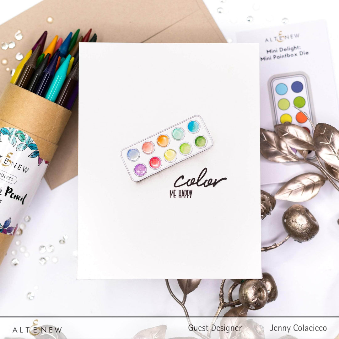 Altenew | Card Making, Scrapbooking & Paper-Crafting Supplies! Mini Delight Mini Delight: Mini Paintbox Stamp & Die Set