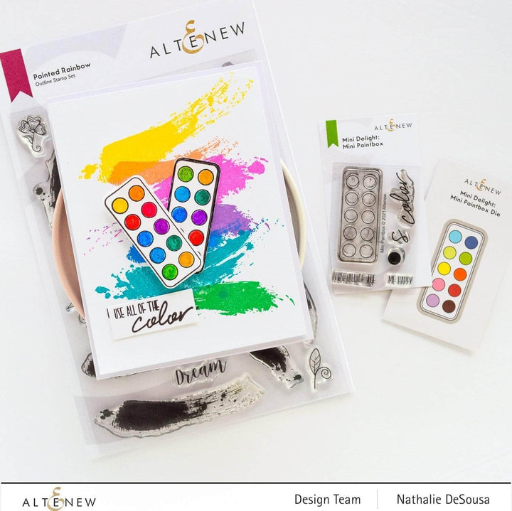 Altenew | Card Making, Scrapbooking & Paper-Crafting Supplies! Mini Delight Mini Delight: Mini Paintbox Stamp & Die Set