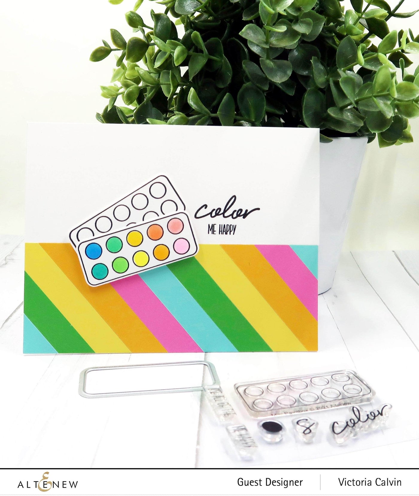 Altenew | Card Making, Scrapbooking & Paper-Crafting Supplies! Mini Delight Mini Delight: Mini Paintbox Stamp & Die Set