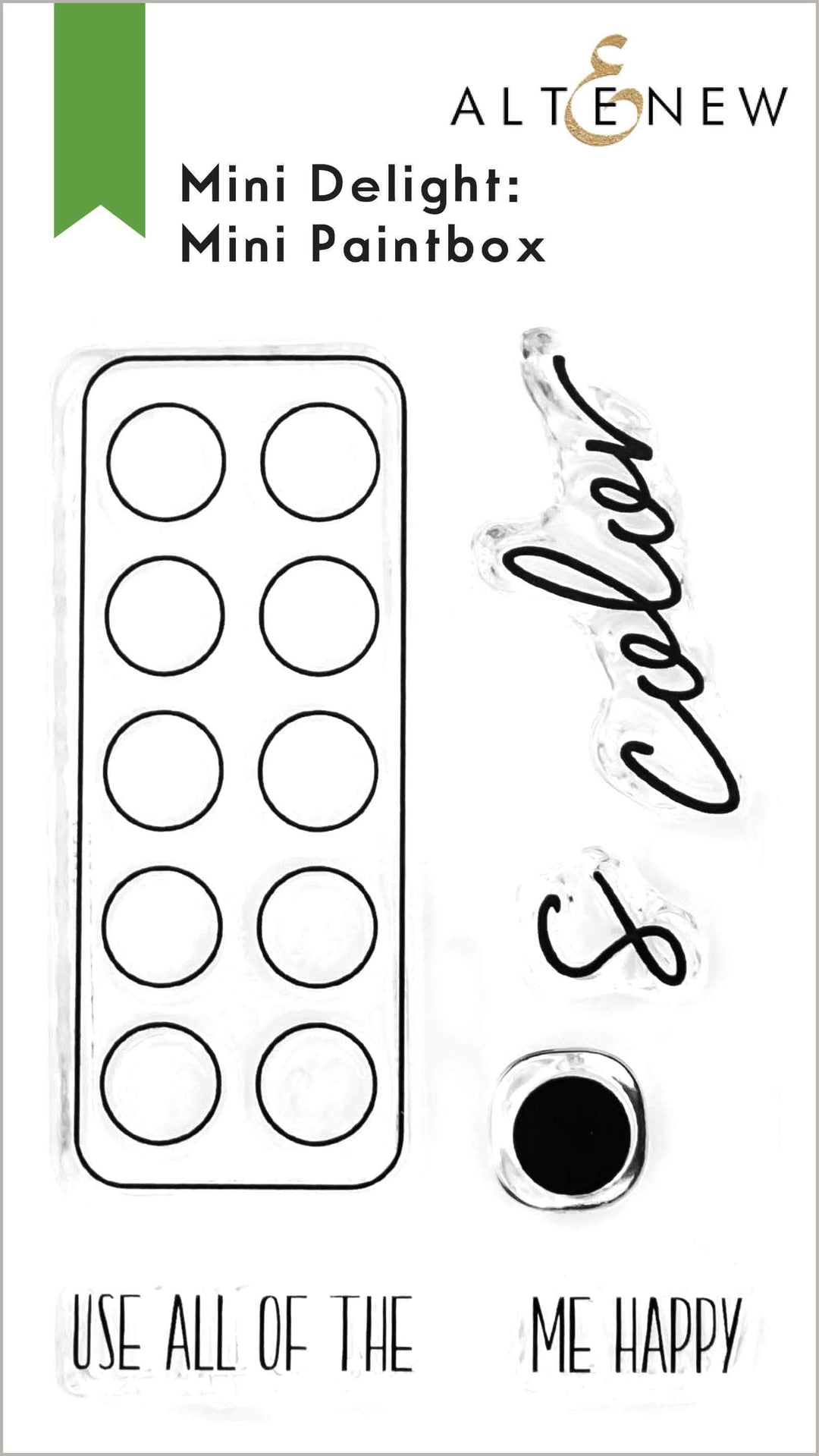 Altenew | Card Making, Scrapbooking & Paper-Crafting Supplies! Mini Delight Mini Delight: Mini Paintbox Stamp & Die Set