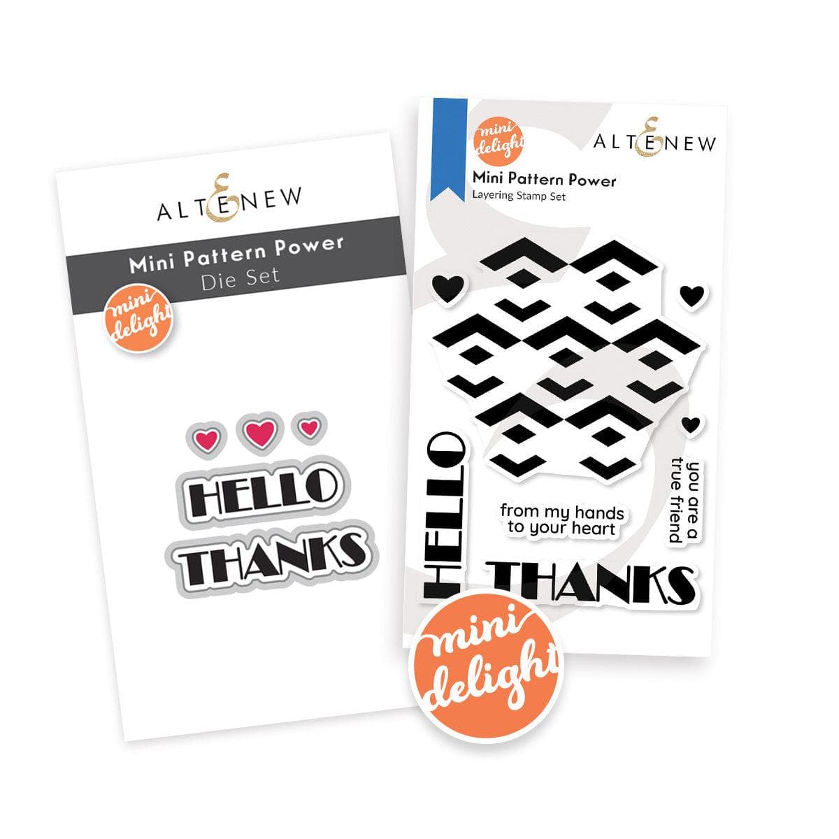 Mini Delight: Mini Pattern Power Stamp & Die Set | Altenew