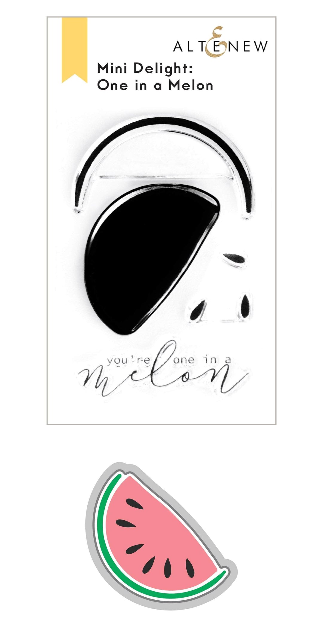 Altenew Mini Delight Mini Delight: One in a Melon Stamp & Die Set