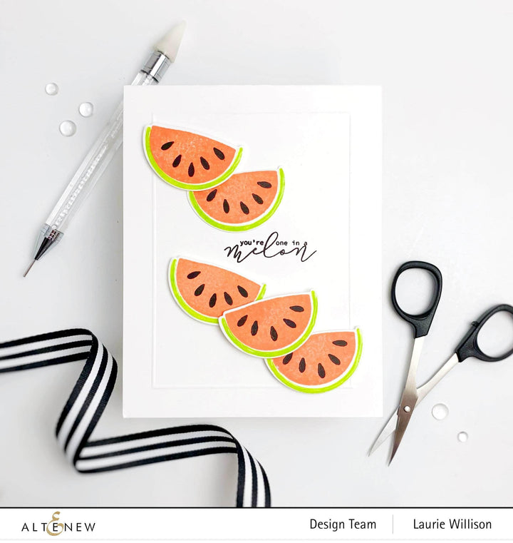 Altenew Mini Delight Mini Delight: One in a Melon Stamp & Die Set