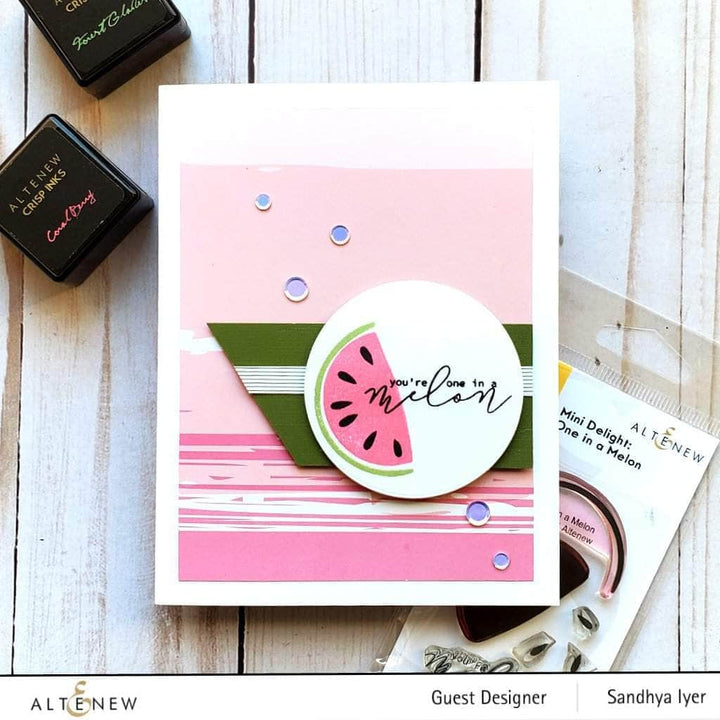 Altenew Mini Delight Mini Delight: One in a Melon Stamp & Die Set