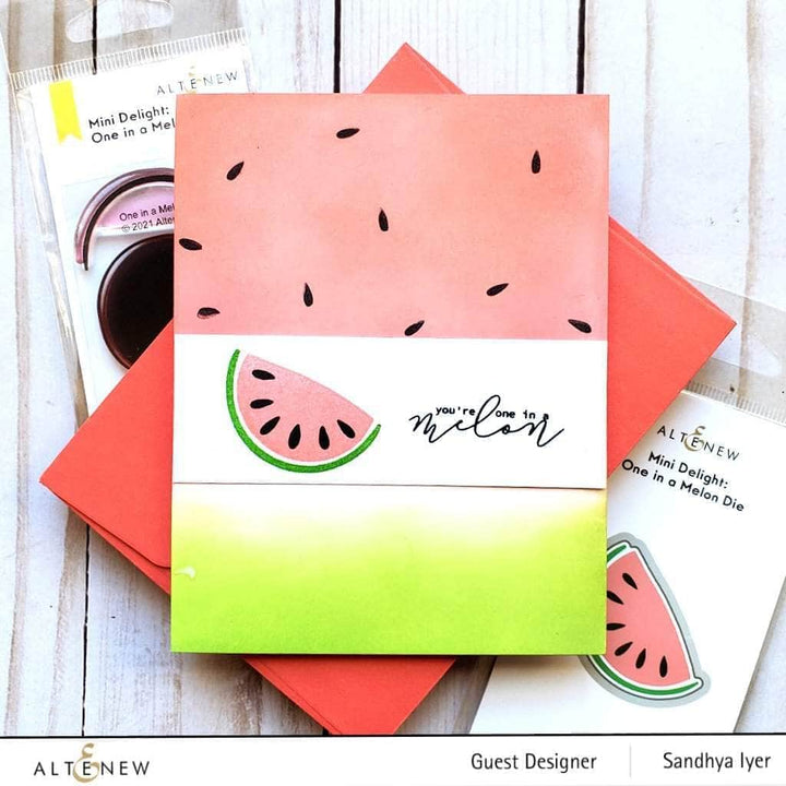 Altenew Mini Delight Mini Delight: One in a Melon Stamp & Die Set