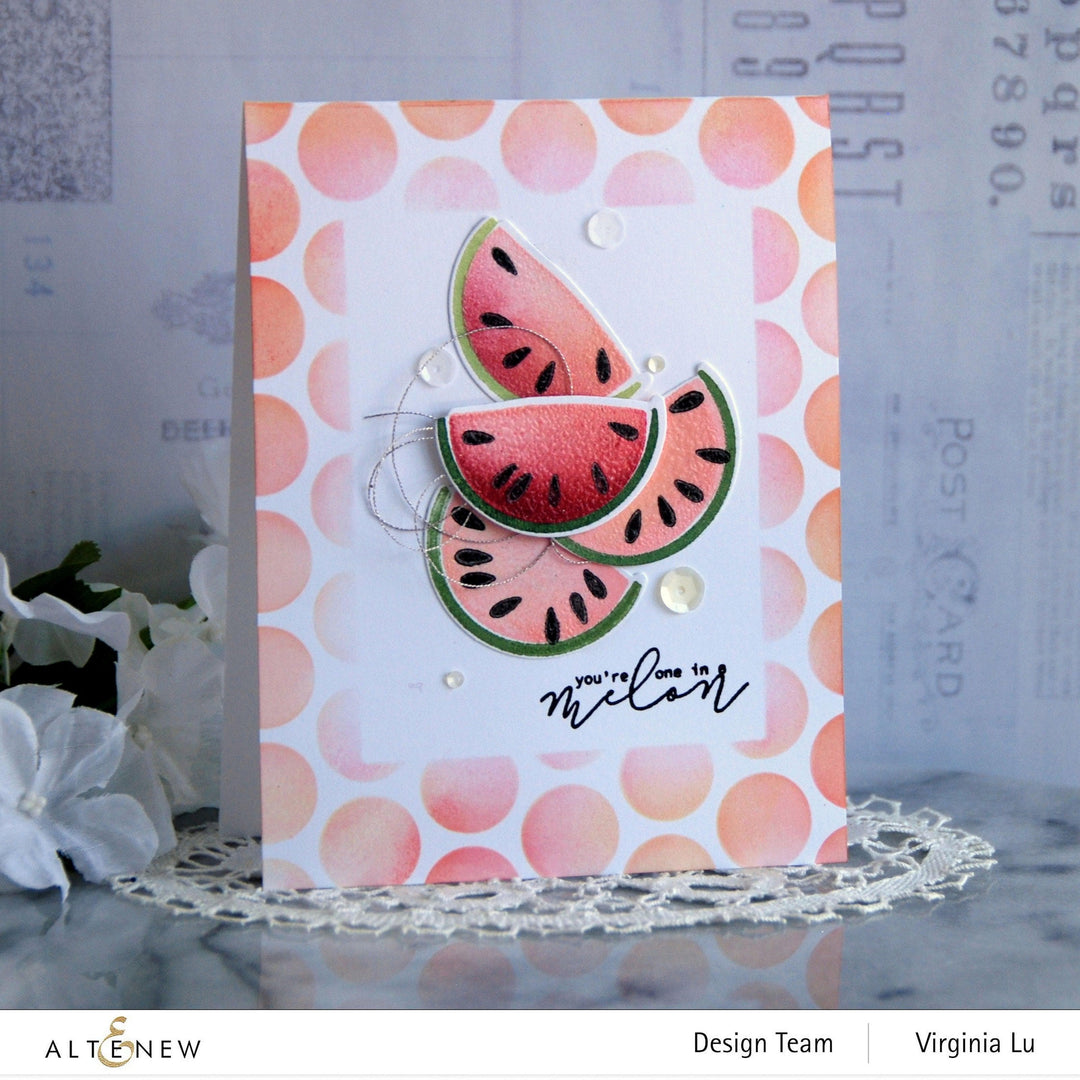 Altenew Mini Delight Mini Delight: One in a Melon Stamp & Die Set
