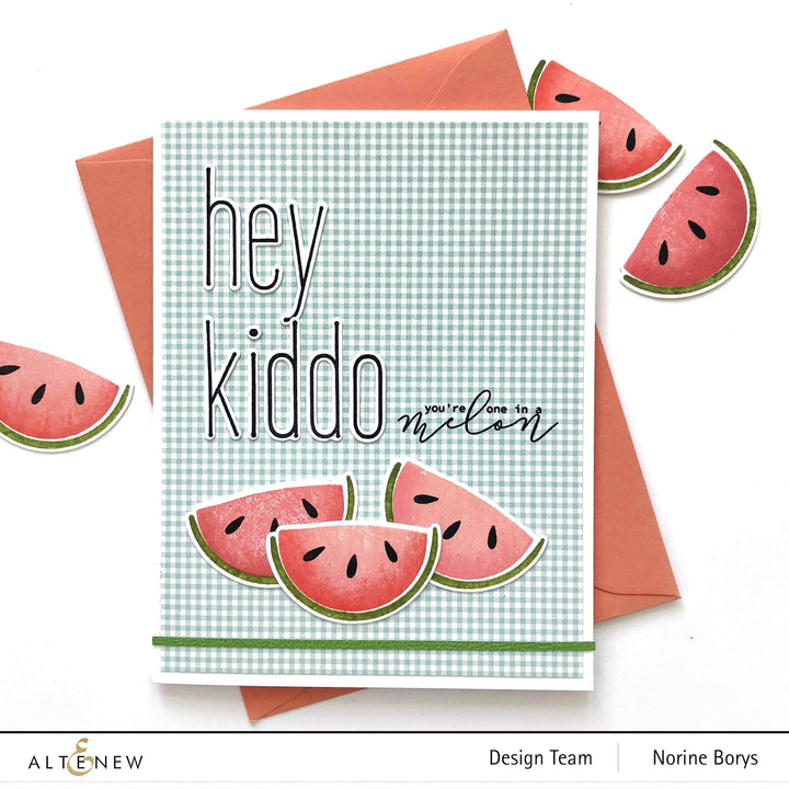 Altenew Mini Delight Mini Delight: One in a Melon Stamp & Die Set
