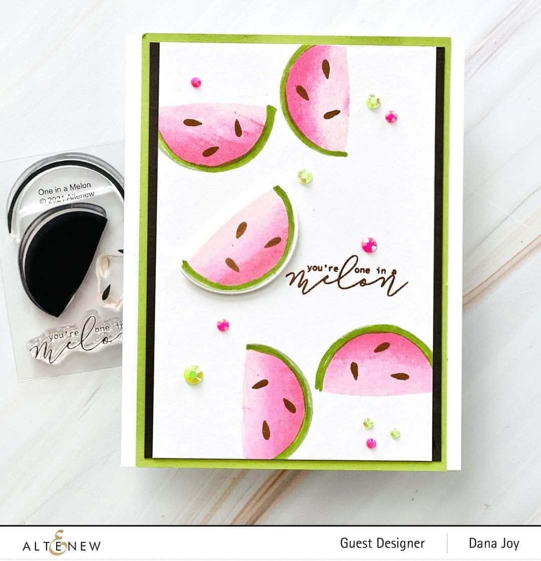Altenew Mini Delight Mini Delight: One in a Melon Stamp & Die Set