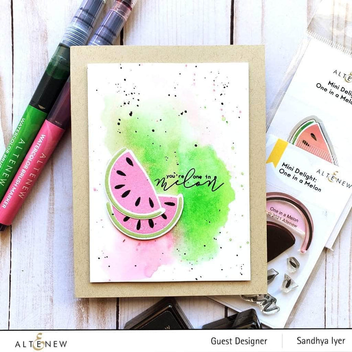 Altenew Mini Delight Mini Delight: One in a Melon Stamp & Die Set