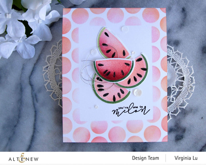 Altenew Mini Delight Mini Delight: One in a Melon Stamp & Die Set