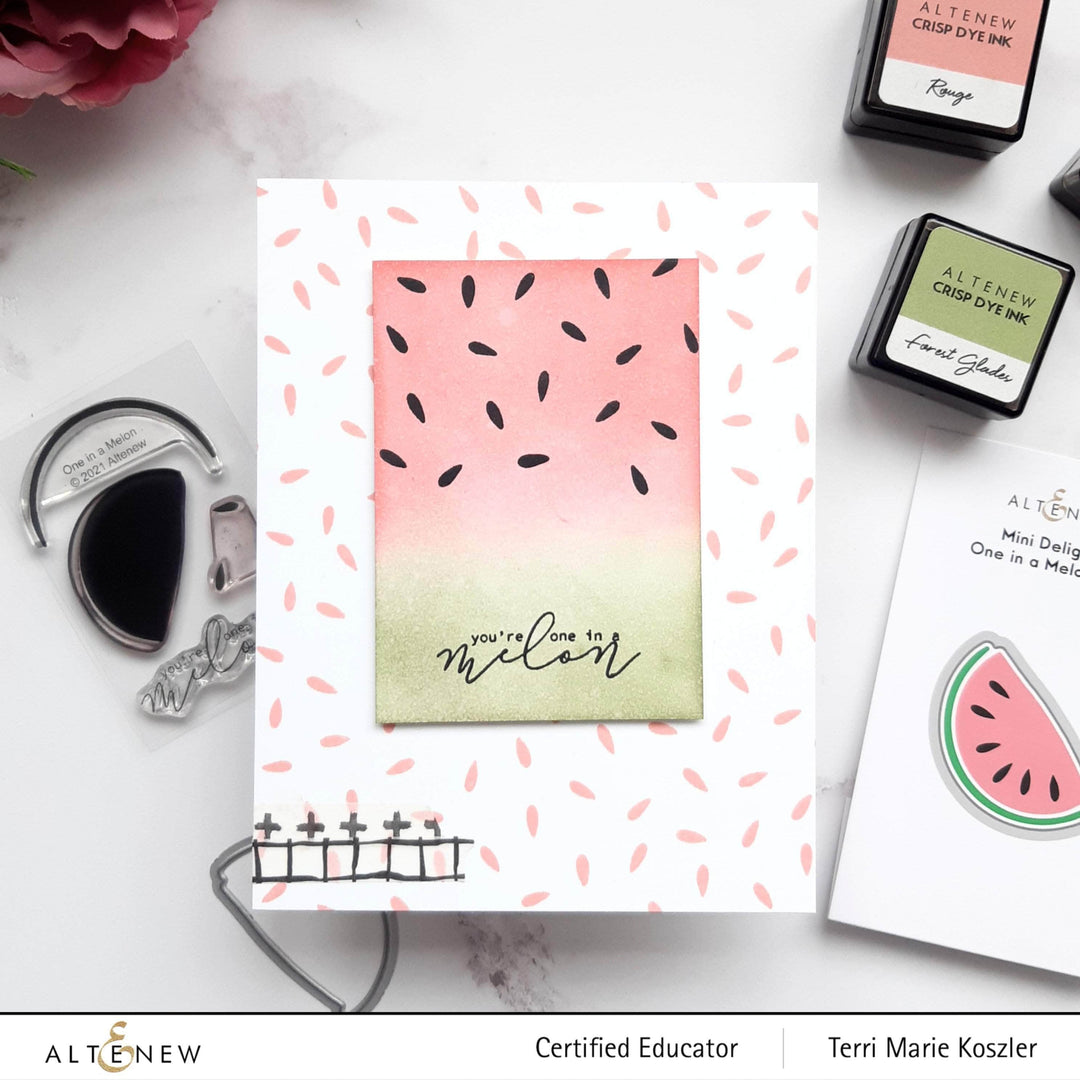 Altenew Mini Delight Mini Delight: One in a Melon Stamp & Die Set