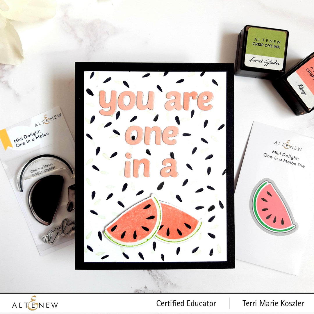 Altenew Mini Delight Mini Delight: One in a Melon Stamp & Die Set